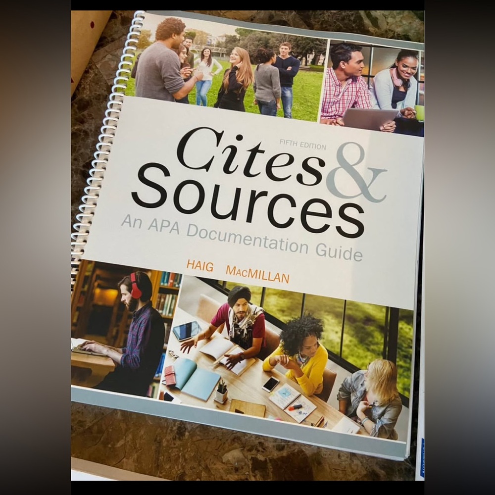 Cites & Sources – APA Documentation Guide | 5th Ed
